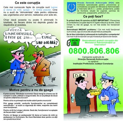 Direcţia Generală Anticorupţie aniversează 7 ani de existenţă
